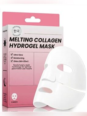 BioHydratique Hydrogel Collagen Melting Face Mask Glass Skin 3Pk